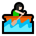 🚣🏻‍♀️ woman rowing boat: light skin tone display on Windows